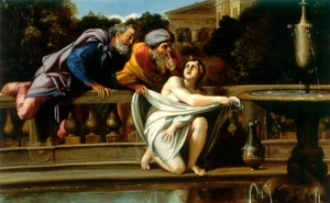 Susanna is set upon by two elders.